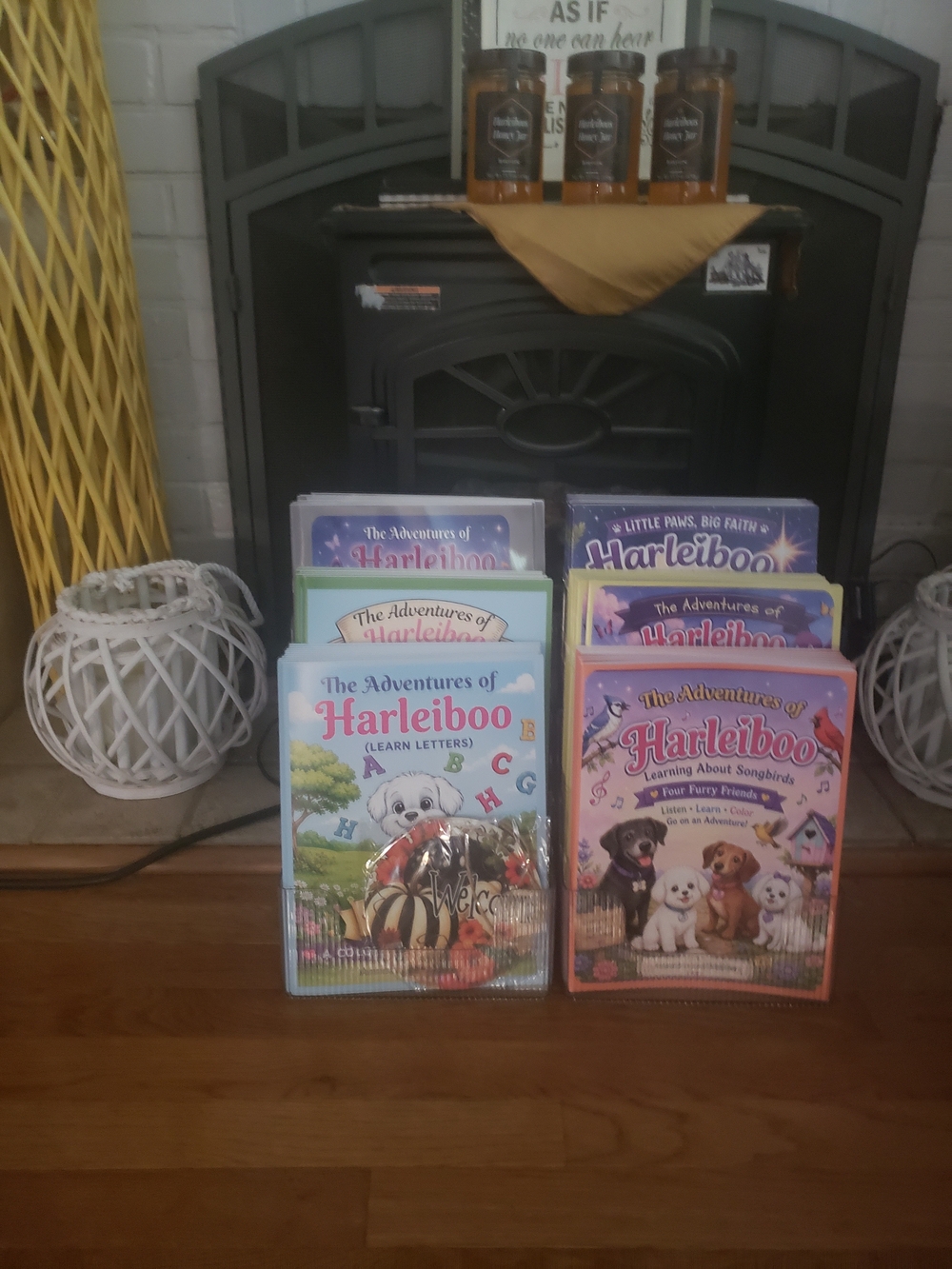 The Adventures of Harleiboo Kids Coloring Book Set.